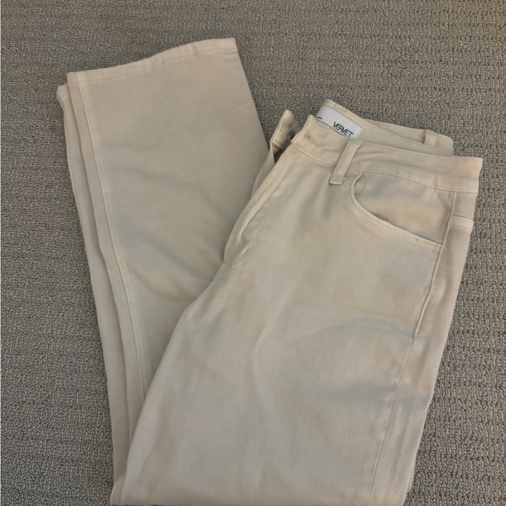 Velvet Women's Cream Jeans